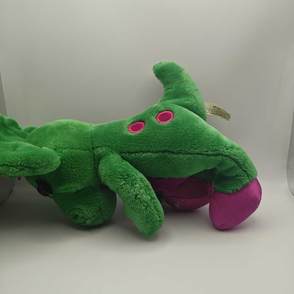 Baby Bop Barney 16" Green Plush Soft Doll Stuffed Animal Lyons Group 1992 F22 - Picture 4 of 5